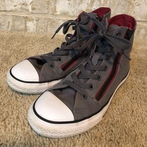 Boys Converse All Star Double Zip Hi